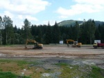Construction of a new illuminated football field