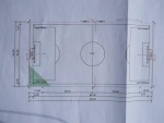 Construction of a new illuminated football field