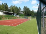 Construction of a new illuminated football field