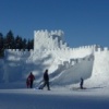 Harrachstein Snow Castle Being Built in Harrachov!!!