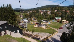 The operations of the Harrachov  ertova Hora chairlift during the 2014 summer season