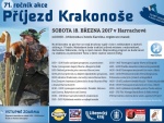Arrival of  Krakono: Once again, on Saturday 18.3. 2017, there will be a great celebration in Harrachov.